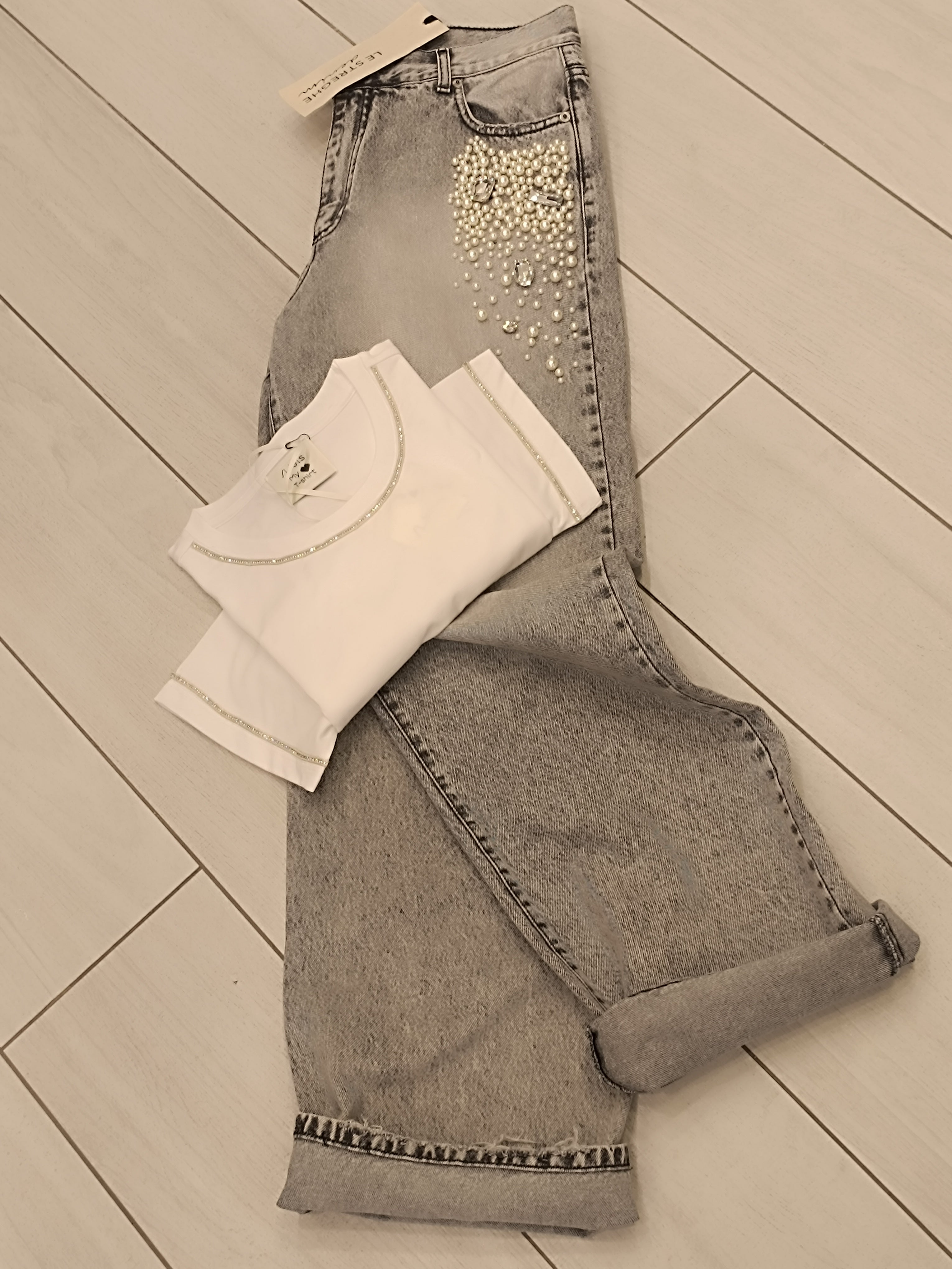 Jeans perle
