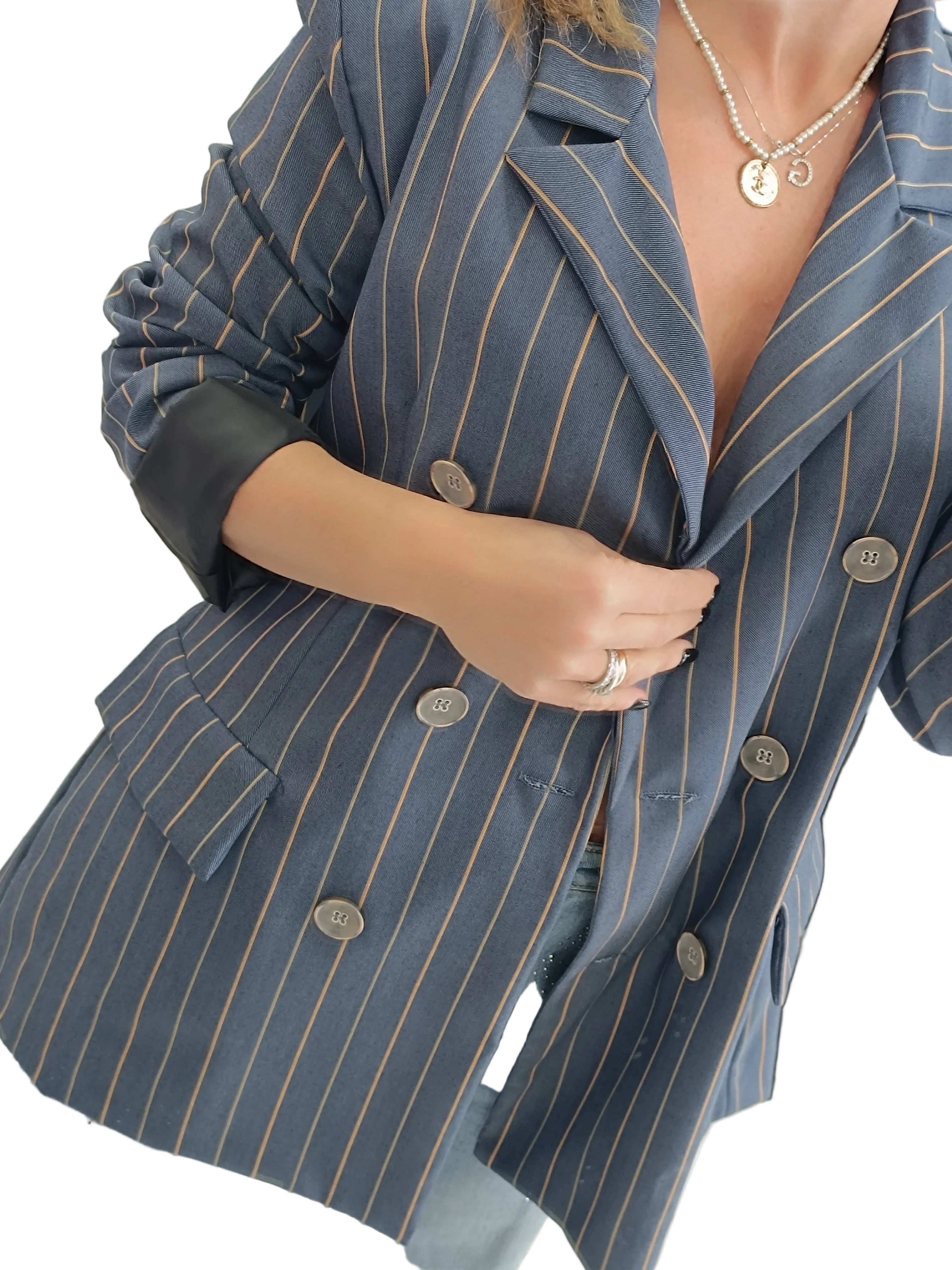 Blazer gessato
