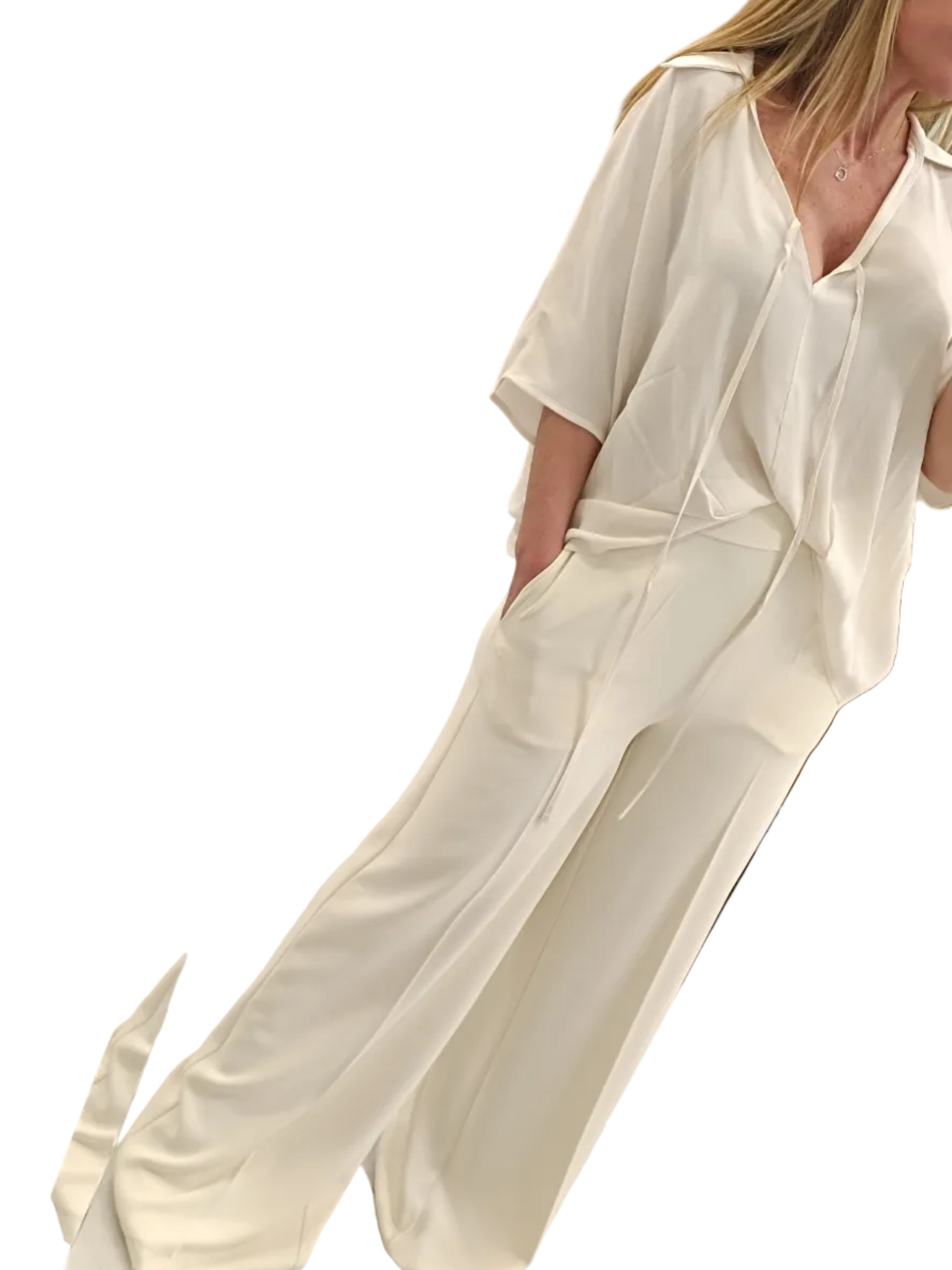 Pantalone fluido palazzo