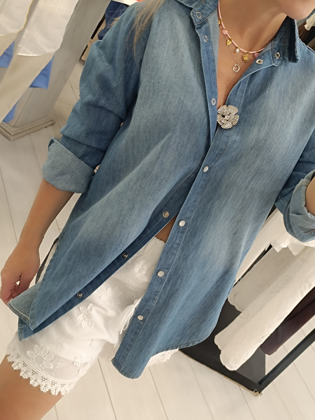 Camicia jeans chambrix