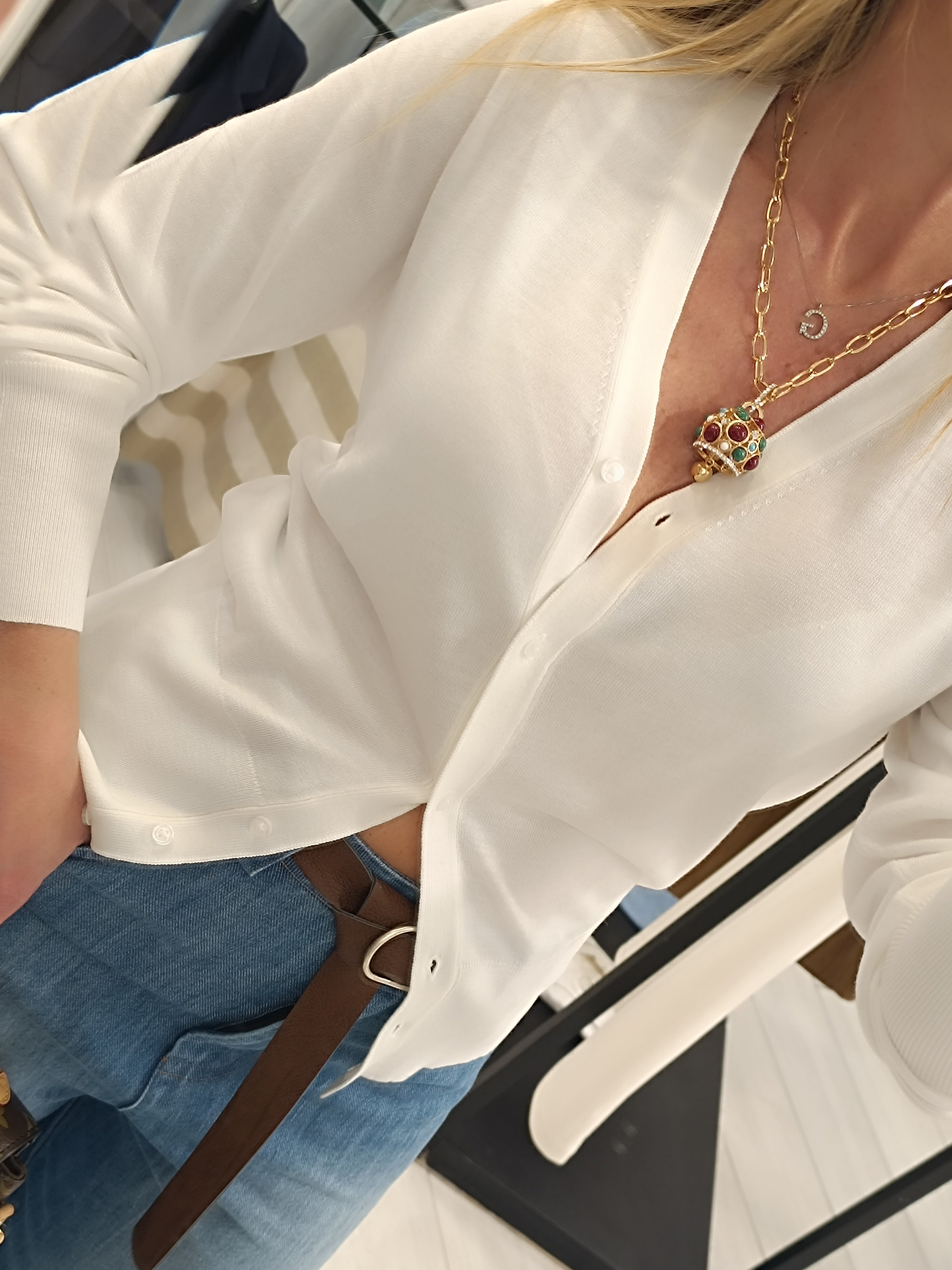 Cardigan filo di scozia