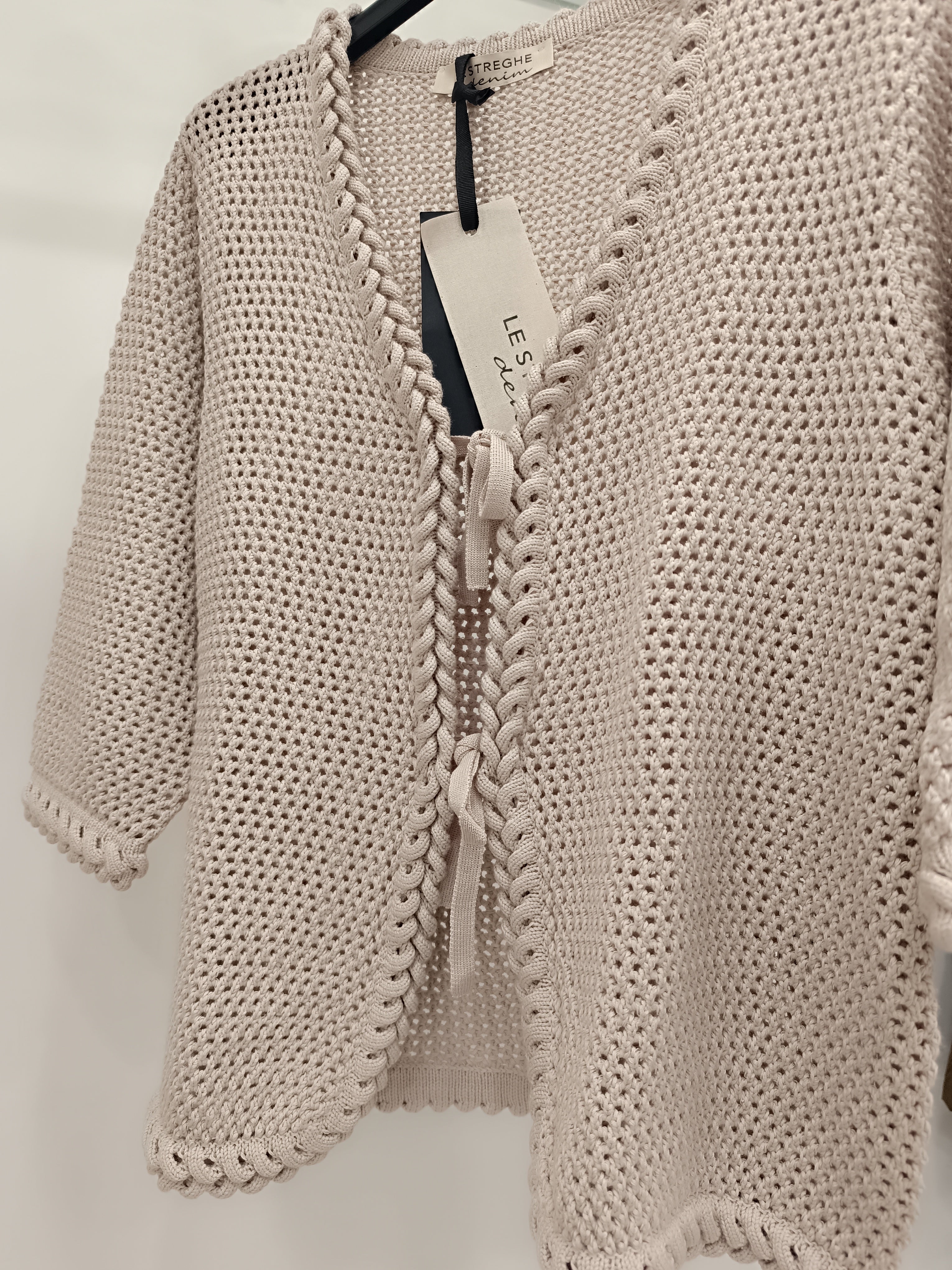 Cardigan laccetti