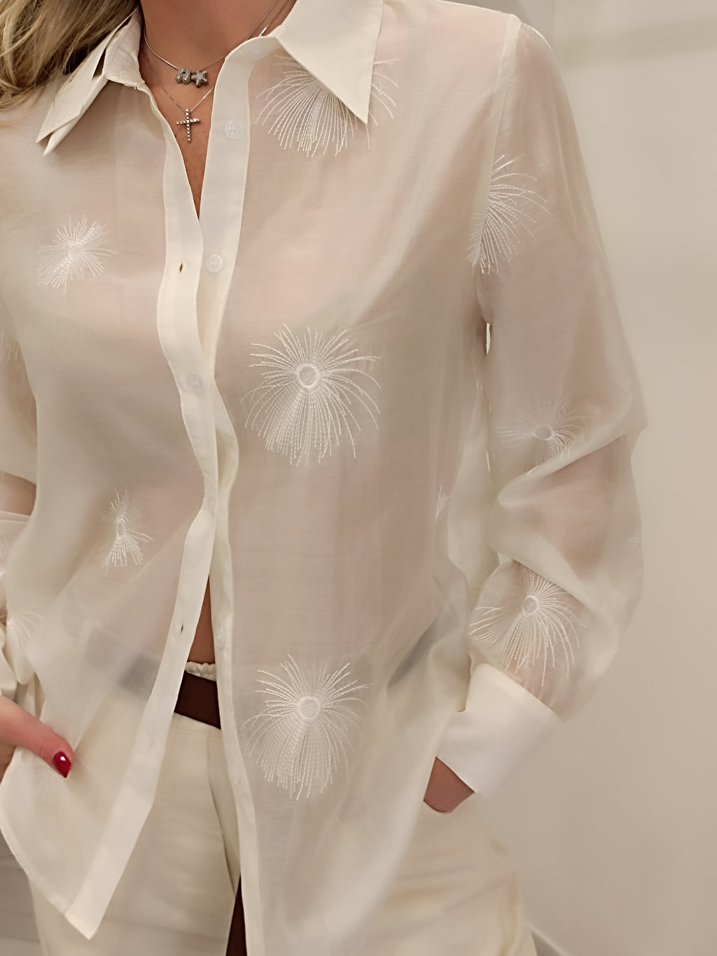 Camicia garzata