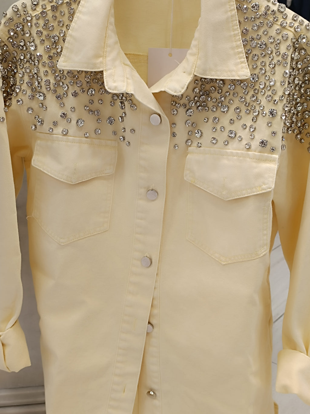 Camicia jeans Swarovski