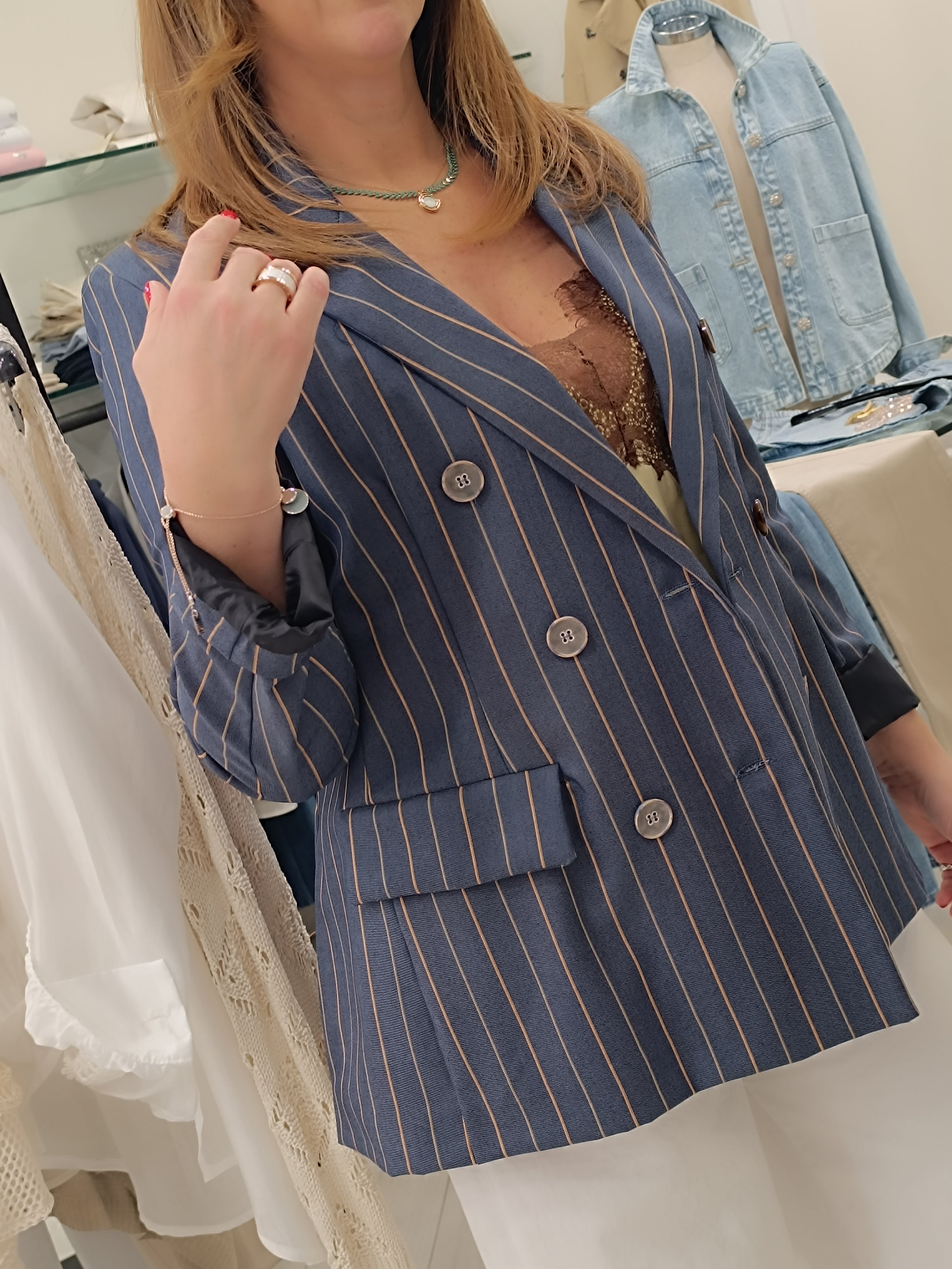 Blazer gessato