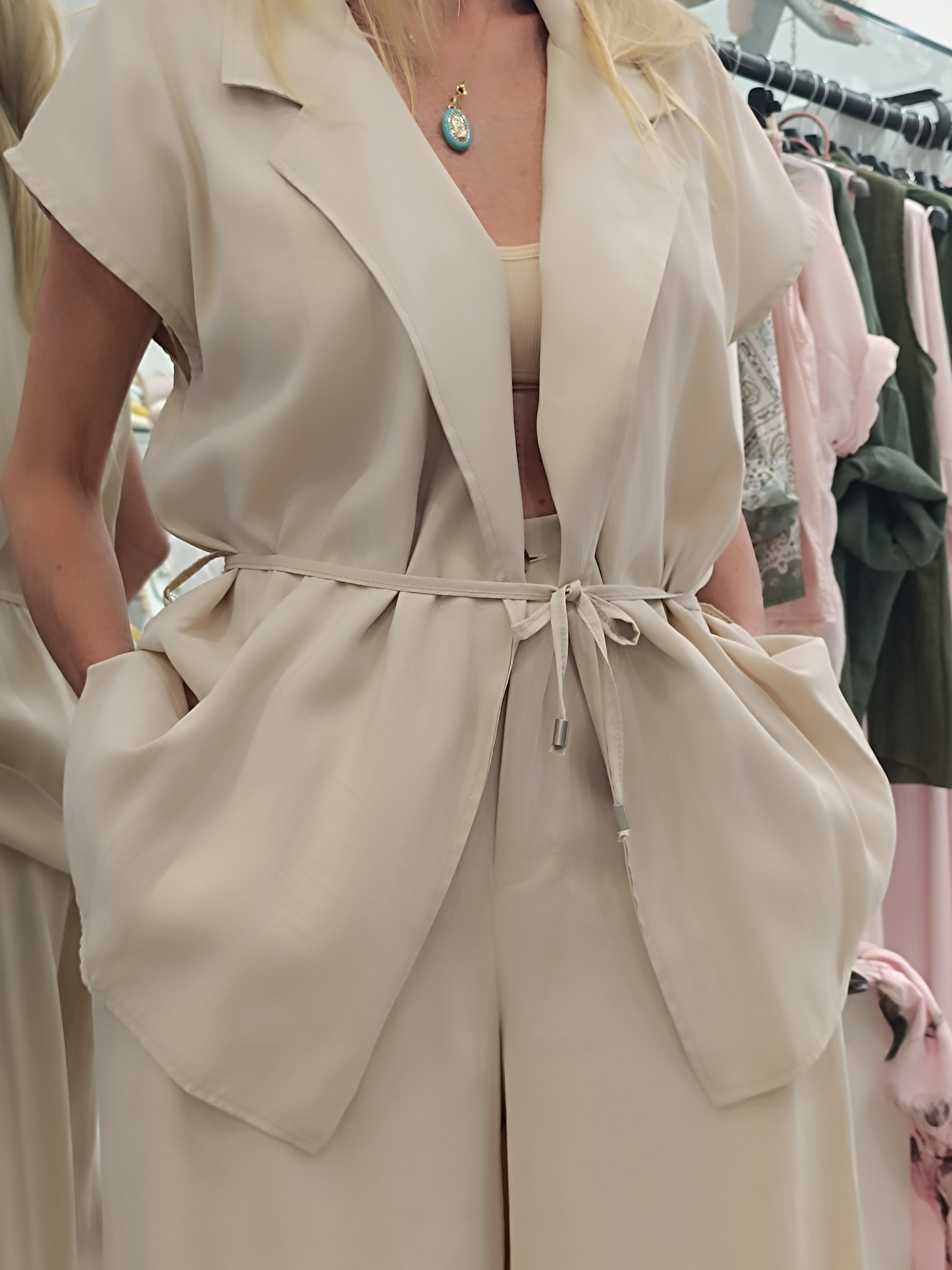 Gilet in viscosa