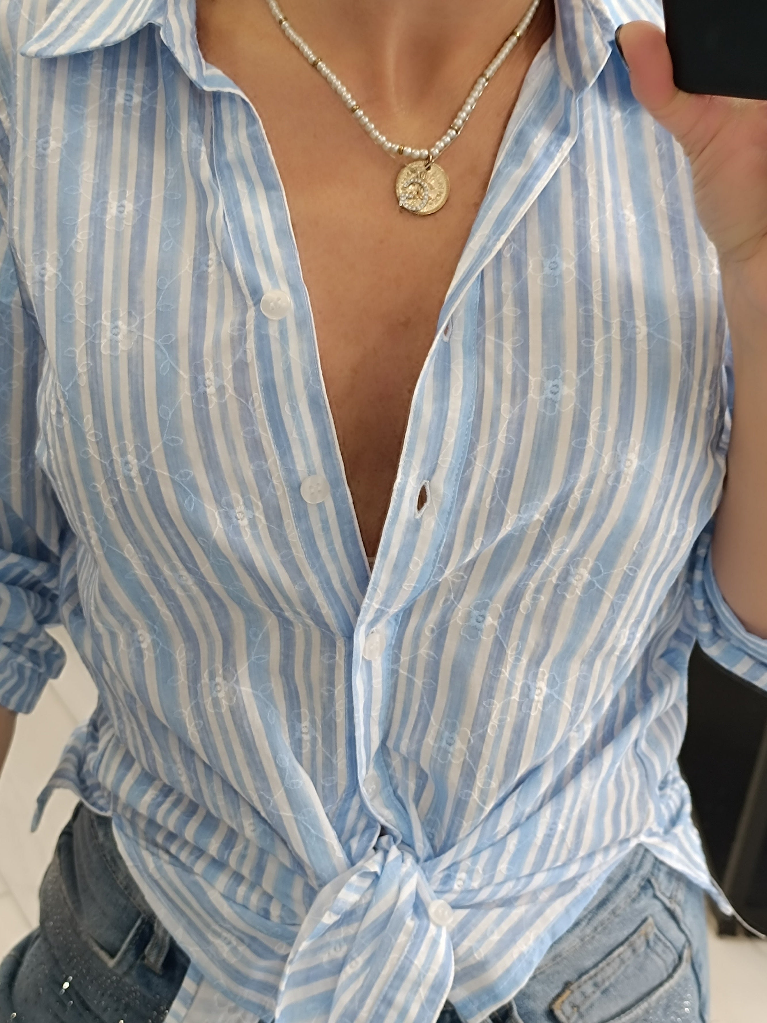 Camicia ricamo