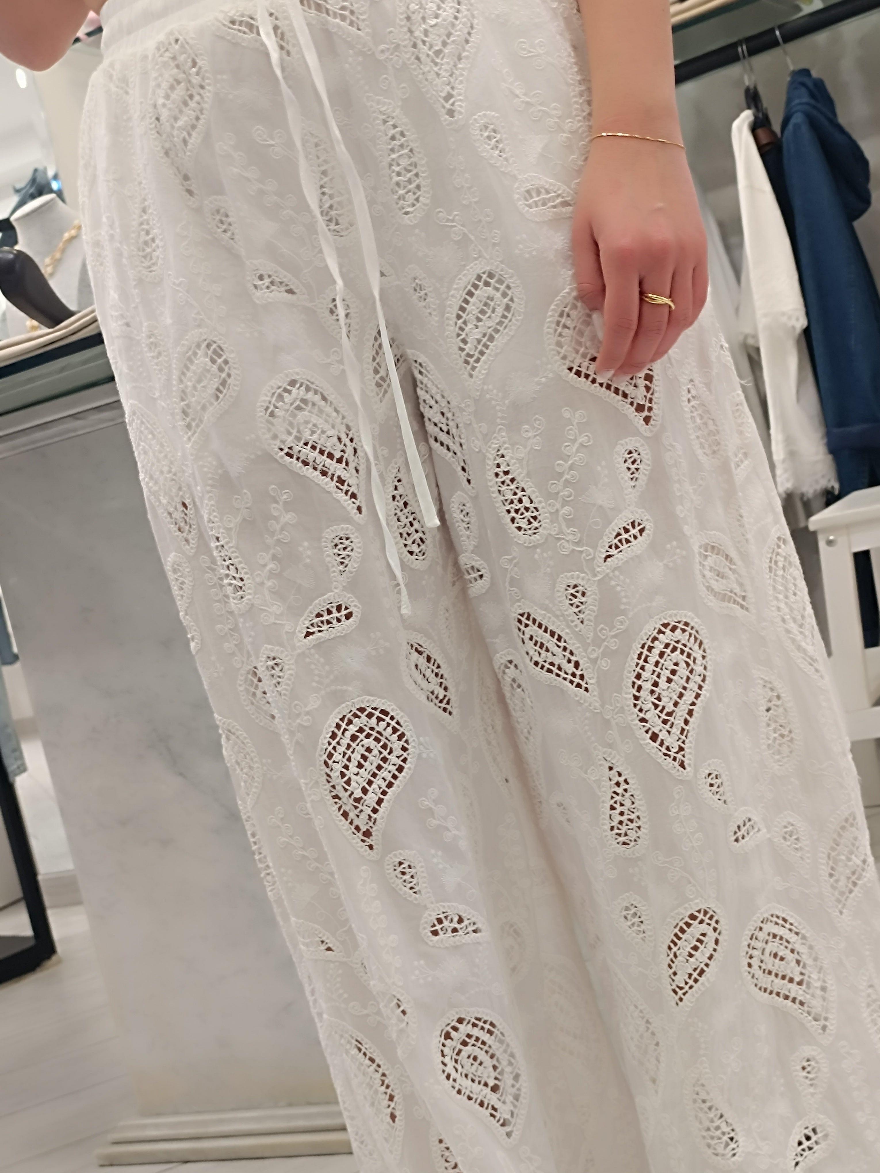 Pantalone macramè
