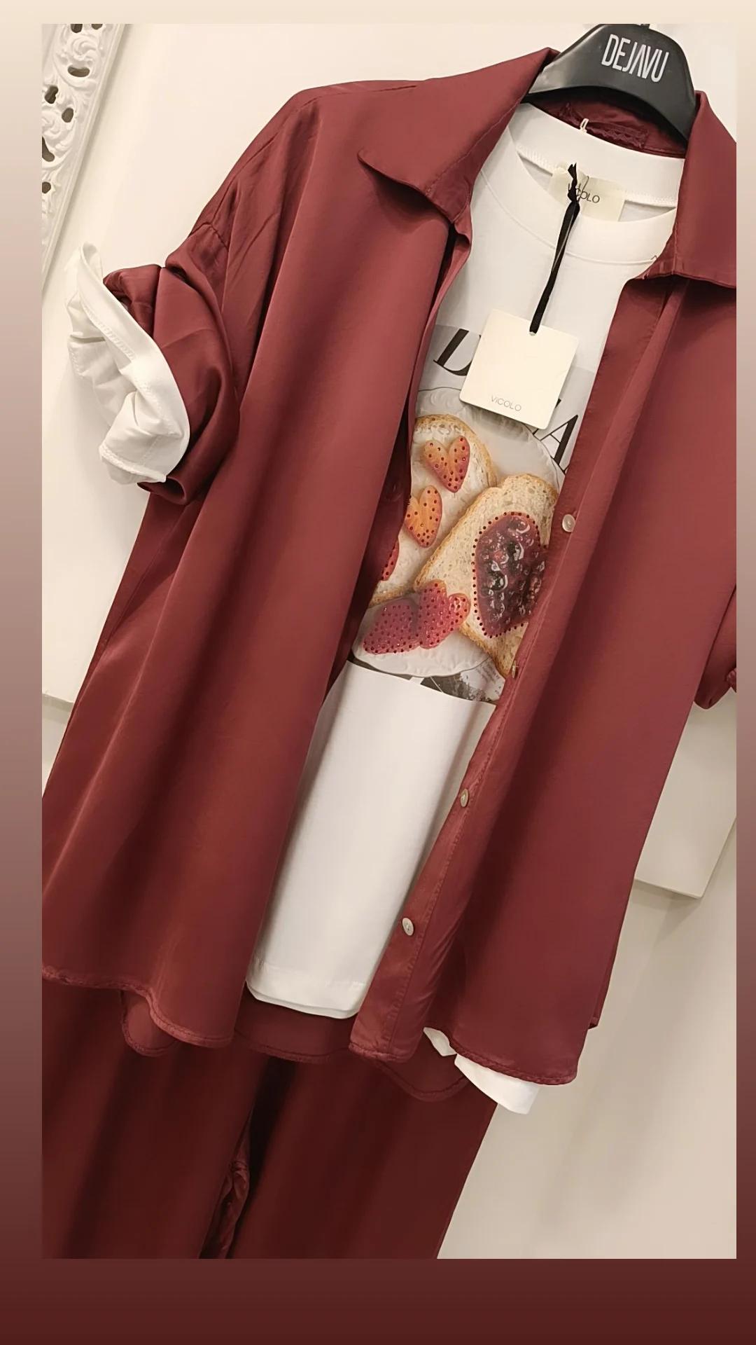 Camicia viscosa