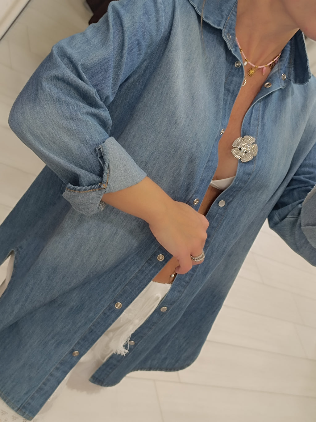 Camicia jeans chambrix
